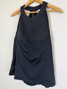Lululemon Run: Make It Count Tank Black Women's Size 8